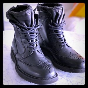 Men’s Prada Wingtip Boots